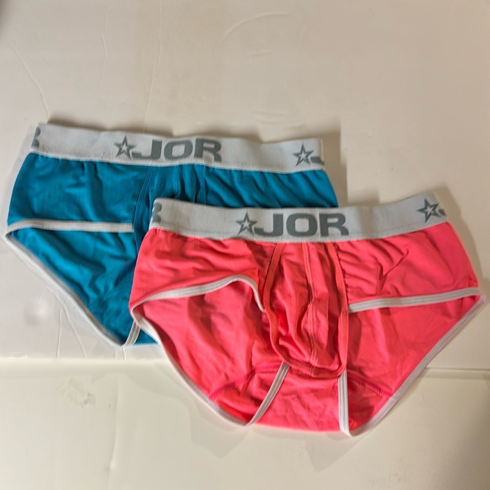 2 pair of Jor Neon Briefs XL